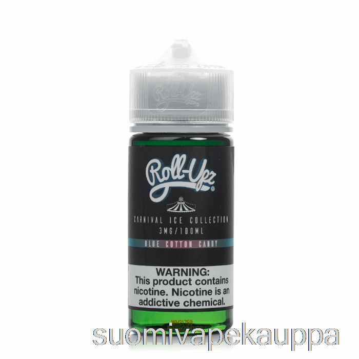 Vape Netistä Jäänsininen Hattara - Karnevaali - Mehu Roll Upz - 100ml 0mg
